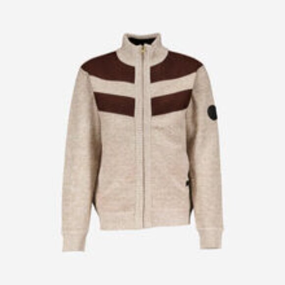 NEW BUFFALO DAVID BITTON Westony Full Zip Sweater for men 1025 3m2 - Picture 3 of 4